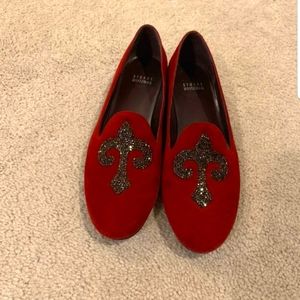 Nwot Stuart Weitzman suede loafers